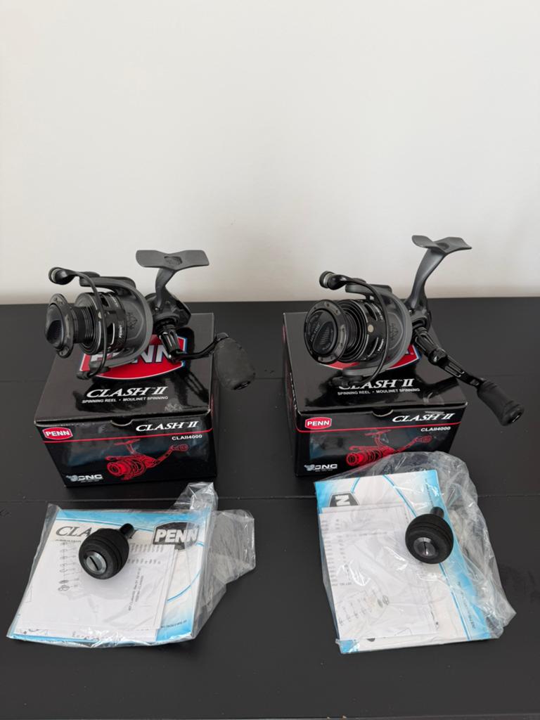 Te koop als nieuw nog 1 Penn 4000 Clash 2 molens, Ophalen of Verzenden, Zo goed als nieuw, Molen