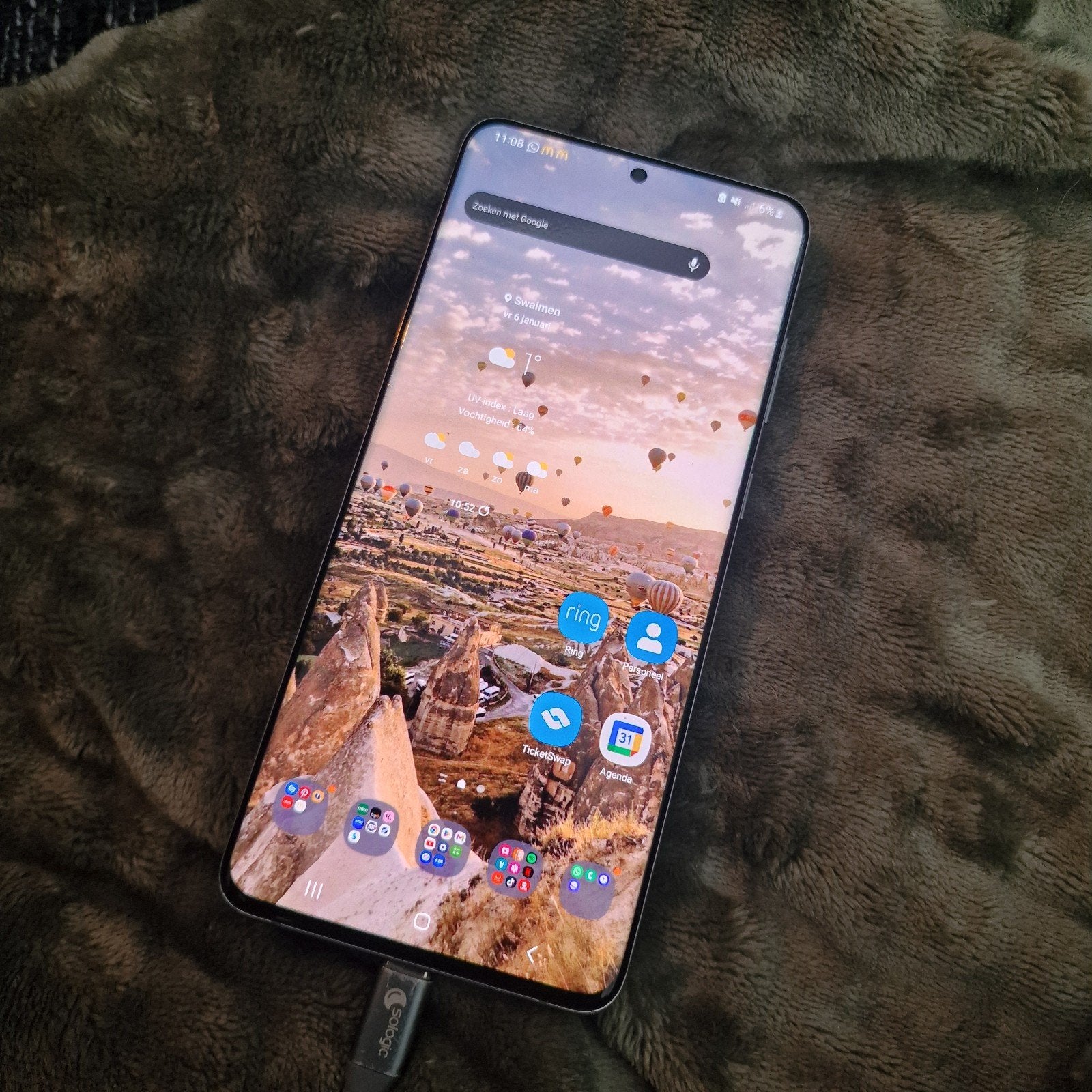 Samsung Galaxy S20+, Gebruikt, Galaxy S20, Touchscreen, Ophalen of Verzenden