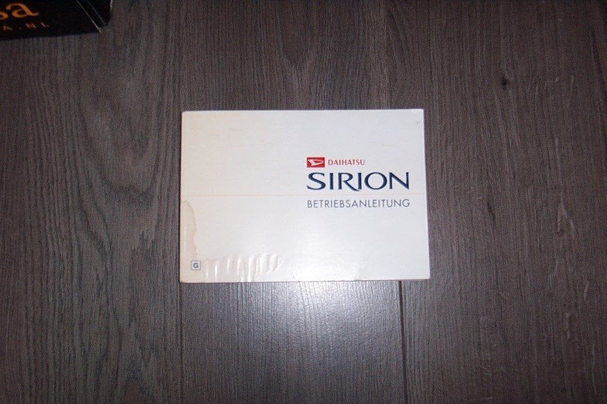 Gebruikershandleiding DAIHATSU SIRION type 2   06/11(duits), Ophalen of Verzenden