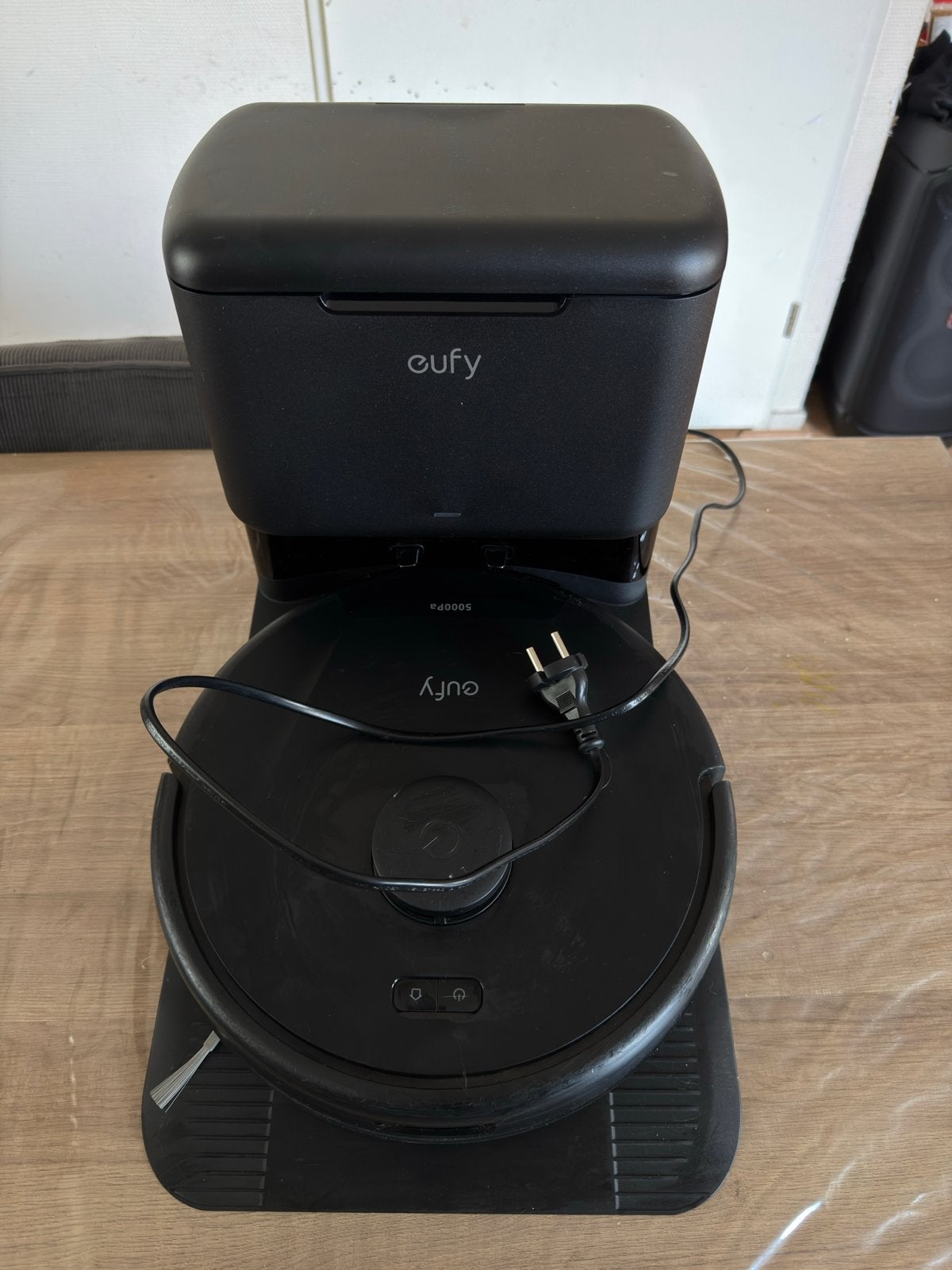 Eufy L60 SES Robotstofzuiger met Afzuigstation, Witgoed en Apparatuur, Overige merken, Gebruikt, Automatisch legen, Robotstofzuiger