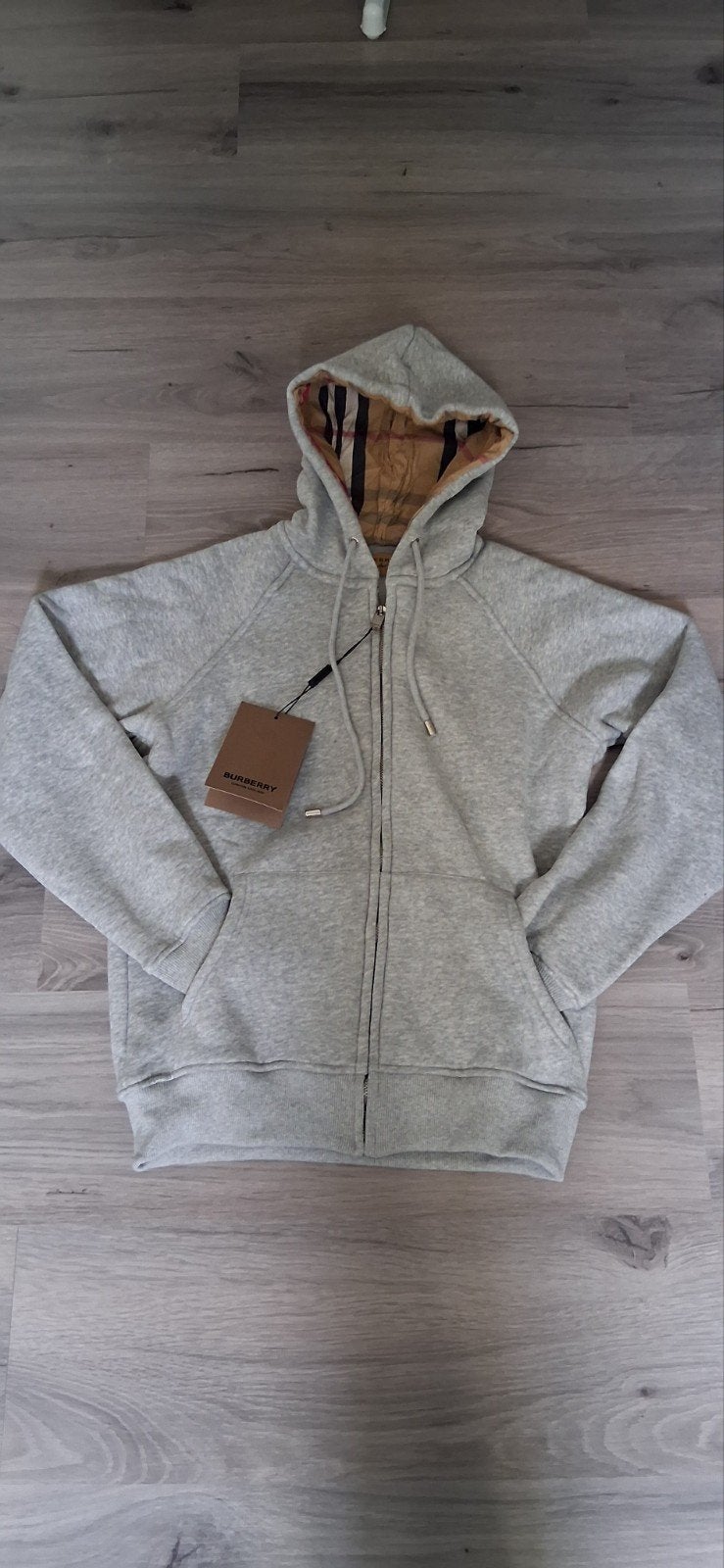 Burberry Hoodie - Grijs, Maat 48/50 (M), Nieuw, Ophalen of Verzenden, Grijs