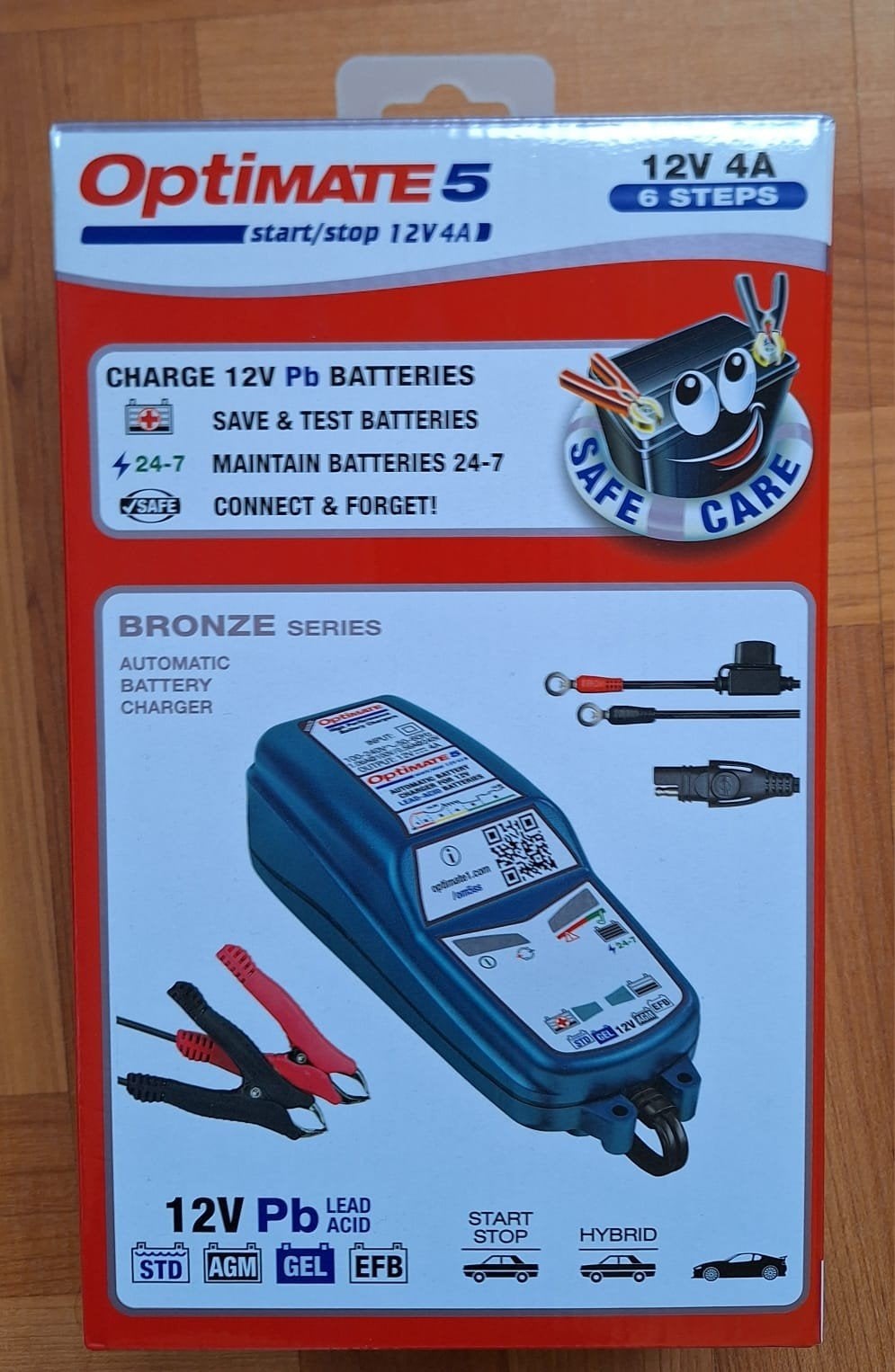 Optimate 5 Start/Stop 12V 4A Acculader, Ophalen of Verzenden, Nieuw, Universele onderdelen