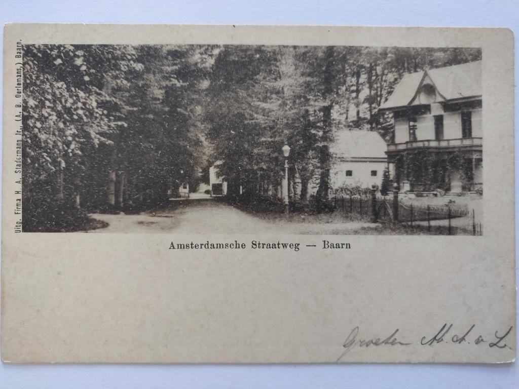 X440 Baarn 1902 Kleinrond Jutphaas, Ophalen of Verzenden, Voor 1920, Utrecht