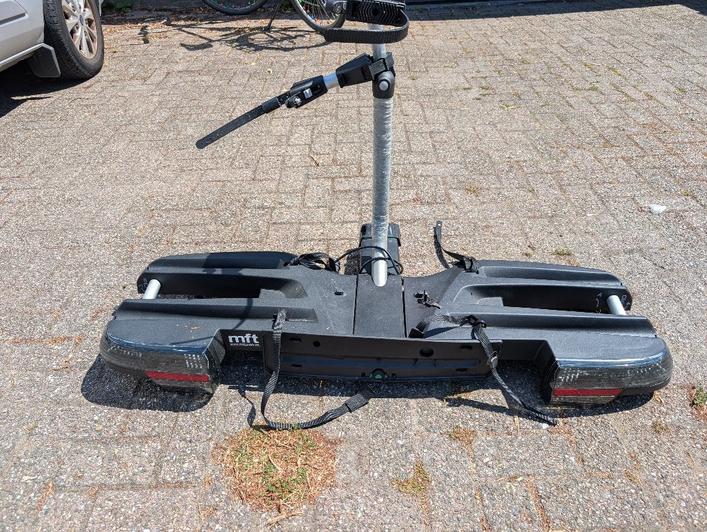 MFT euro-select compact drager, Ophalen, Gebruikt, 2 fietsen, Trekhaakdrager