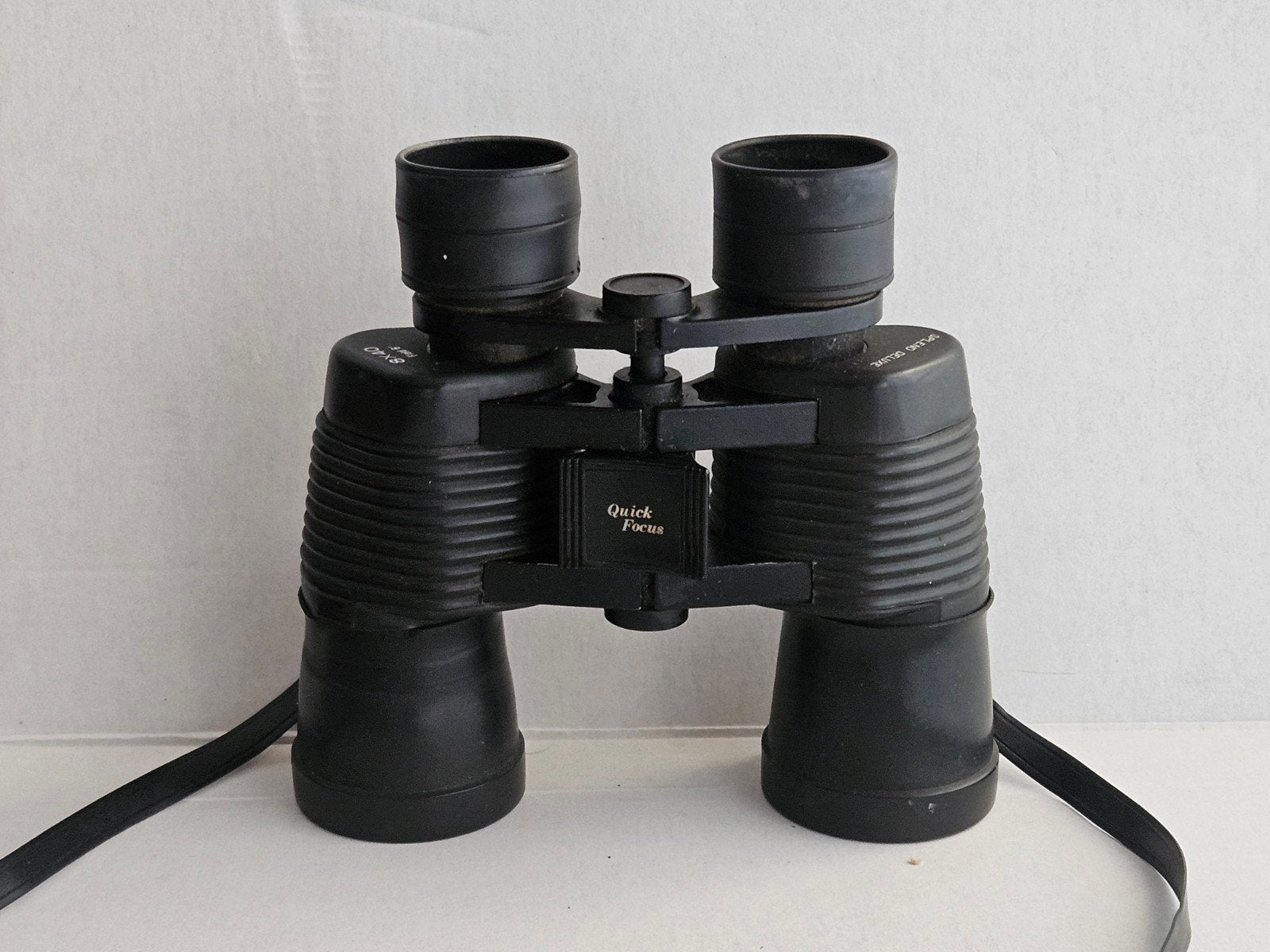 Verrekijker 8x40 - Splend Deluxe met Quick Focus, Gebruikt, 8 tot 12x, Met hoes of tas, Porro (met knik)