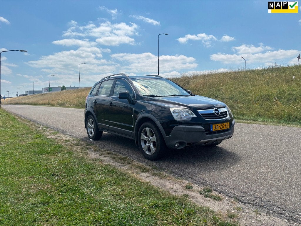 Opel Antara 2.4-16V Enjoy, Auto's, Opel, Gebruikt, 4 cilinders, Zwart, Bedrijf