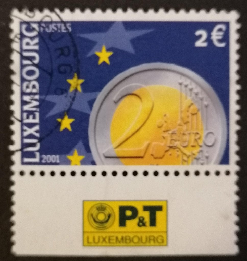 LUXEMBURG - Invoering Euro 2001, Verzenden, Luxemburg, Gestempeld