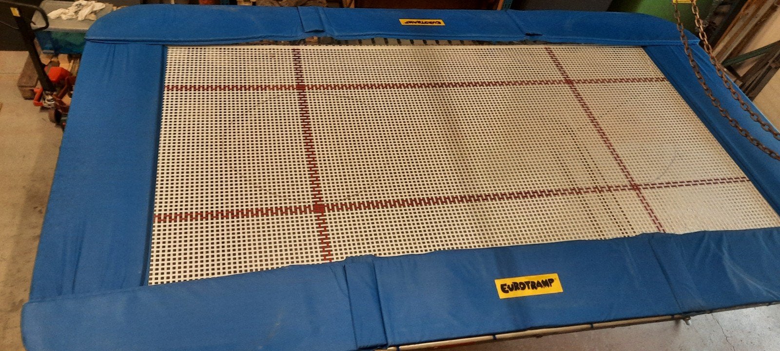 Eurotramp Trampoline 5x3, Ophalen, Gebruikt, Materiaal