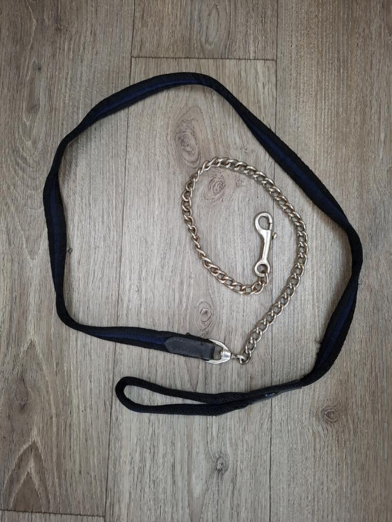 zwarte voorbrenglijn met hengstenketting, Dieren en Toebehoren, Ophalen of Verzenden, Nieuw, Overige soorten