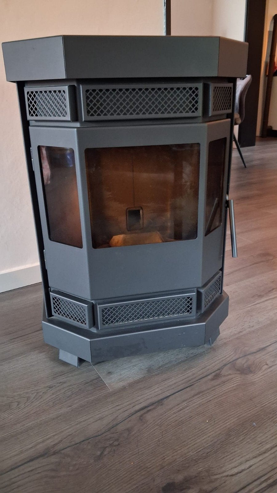 Duroflame Batavia T3 pelletkachel 7.9kw, Ophalen, Gebruikt, Vrijstaande haard, Overige soorten