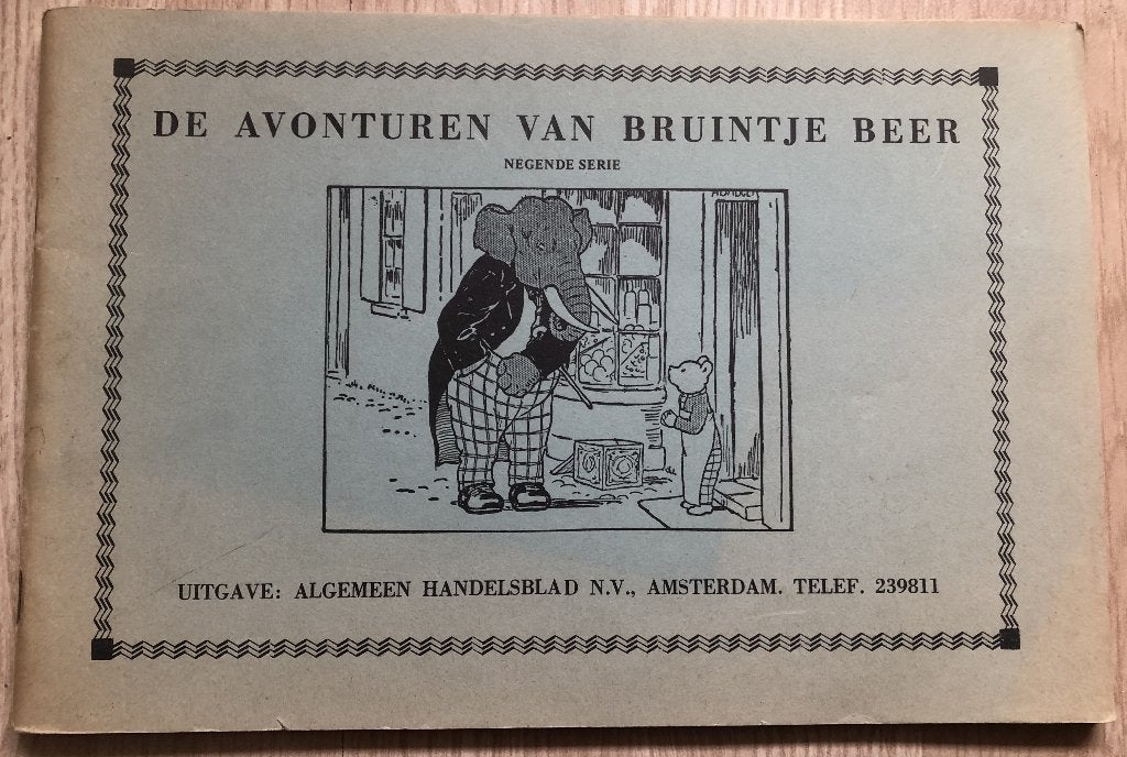 BRUINTJE BEER - DE AVONTUREN VAN BRUINTJE BEER -, Eén stripboek, Ophalen of Verzenden, Zo goed als nieuw