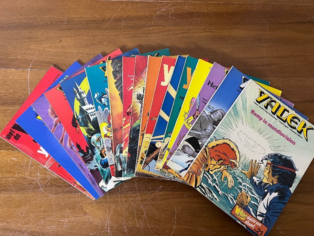 Yalek serie het complete werk 1 t/m 22, dus alles, Eén stripboek, Ophalen of Verzenden, Zo goed als nieuw