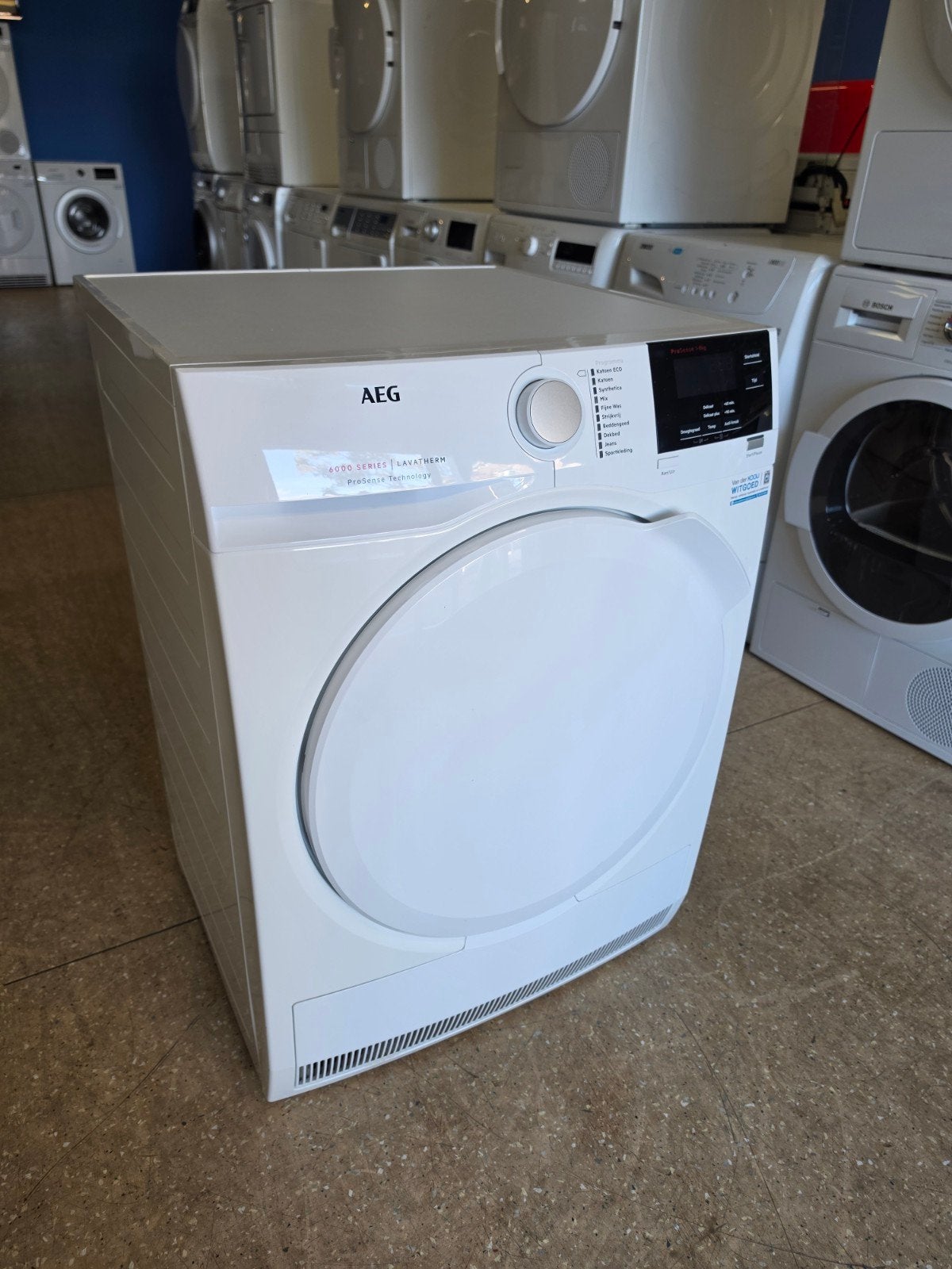 AEG 6000 Series condensdroger | Garantie & Gratis thuis 🚚✅️, AEG, Jirnsum, Anti-kreukfase, 8 tot 10 kg