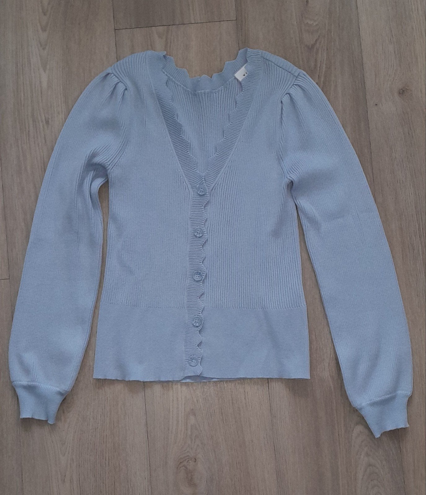 lichtblauw vestje Vila maat S, Blauw, Vila, Ophalen of Verzenden, Zo goed als nieuw
