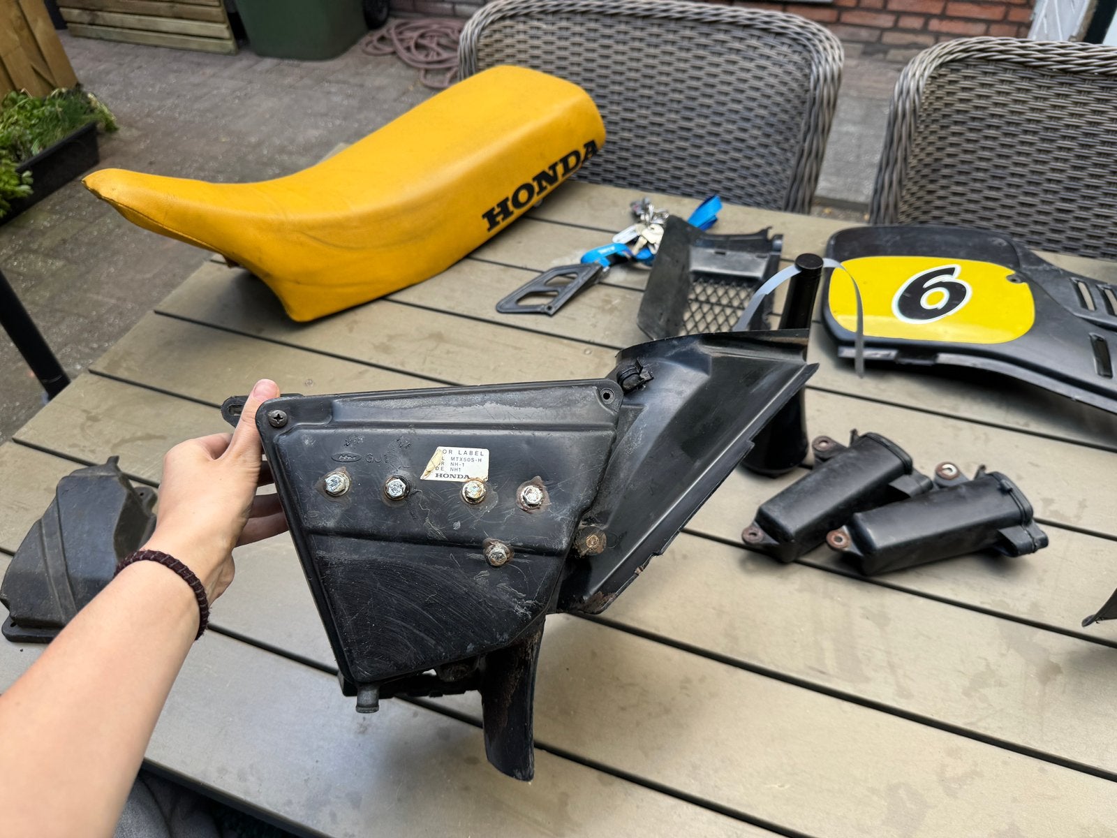 Origineel luchtfilterhuis Honda Mtx Sh / R, Ophalen of Verzenden