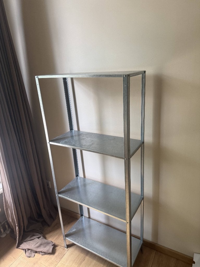 IKEA Hyllis metalen stellingkast 60x27x140 cm, Huis en Inrichting, Kasten | Stellingkasten, Ophalen, Zo goed als nieuw