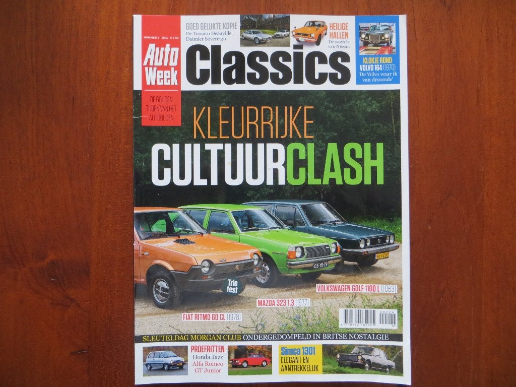 Autoweek Classics 2 2024 Fiat Ritmo 60 CL, Mazda 323 1.3, Ophalen of Verzenden, Mazda
