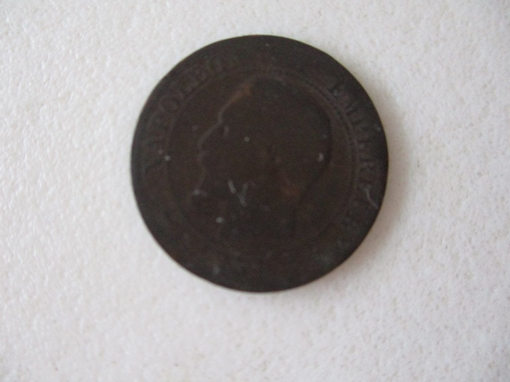 Oude munt. Napoleon Emperiter 1854, Postzegels en Munten, Ophalen, Frankrijk, Losse munt