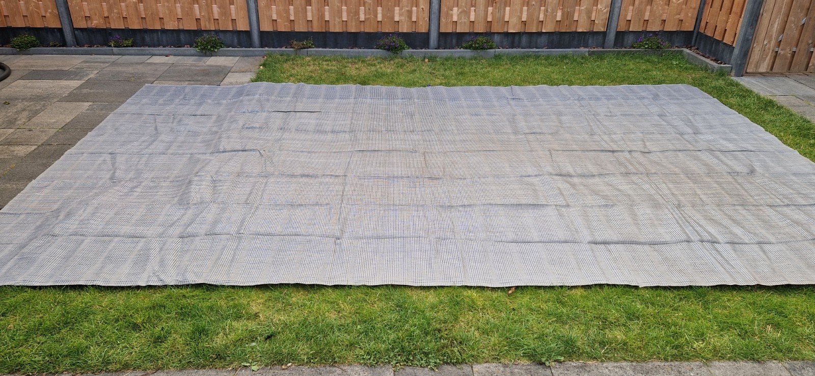 Bolon voortent kleed, grondtapijt 5 x 3,10 m, Ophalen of Verzenden, Gebruikt