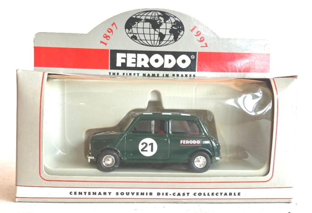 Mini Cooper FERODO Lledo Vanguards., Ophalen of Verzenden, Zo goed als nieuw, Auto, Vanguards