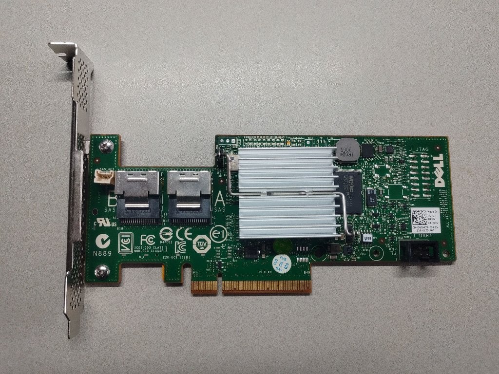 Dell PERC H200i SAS/SATA HBA controller, Ophalen of Verzenden, Gebruikt, Intern, SATA