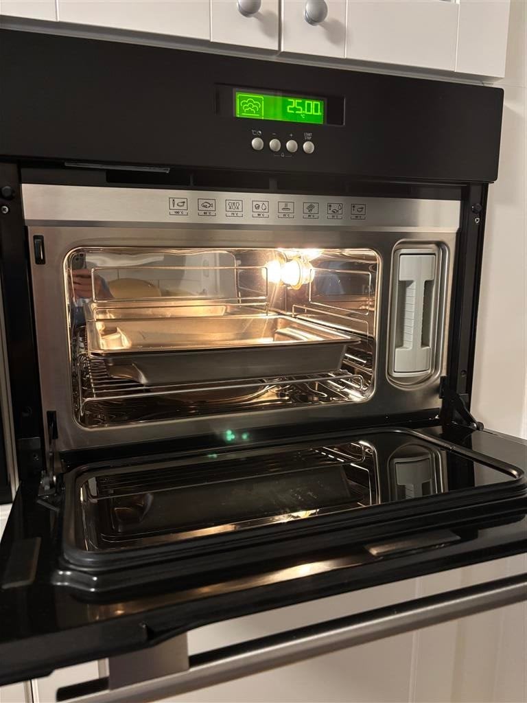 Pelgrim STM550MAT Inbouw Stoomoven - Zo goed als nieuw, Ophalen, 45 tot 50 cm, Pelgrim, Inbouw