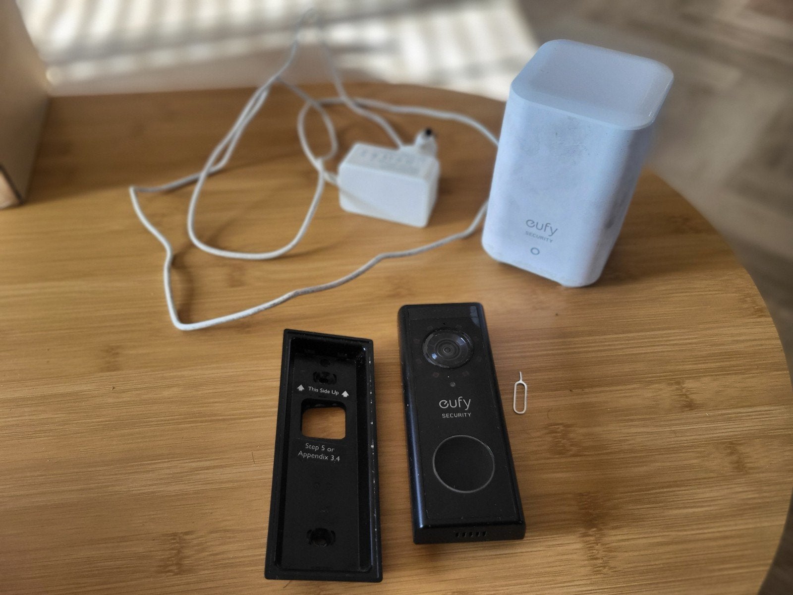 Anker Eufy 2k deurbel en Homebase2 compleet, Ophalen of Verzenden, Ingebouwde camera, Gebruikt, Draadloos