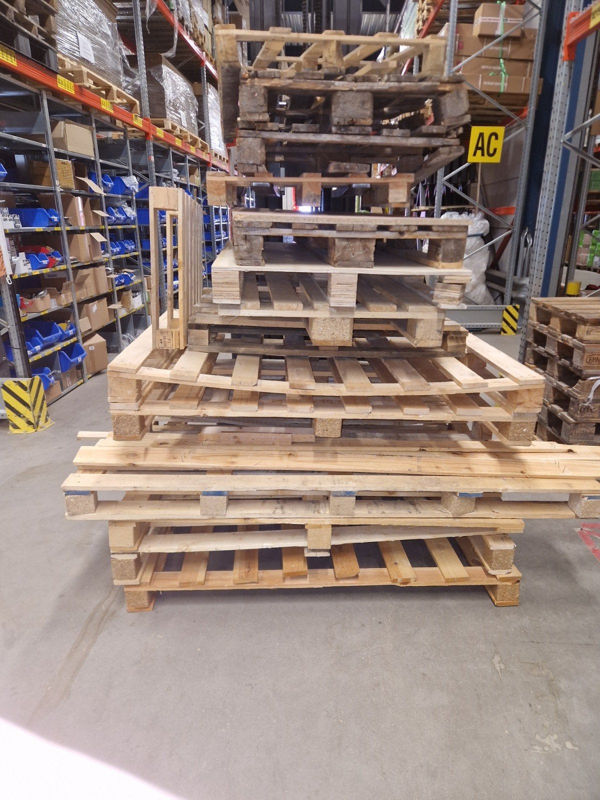 Pallethout / Brandhout - Diverse Pallets, Ophalen, Gebruikt, Overige houtsoorten, Pallet