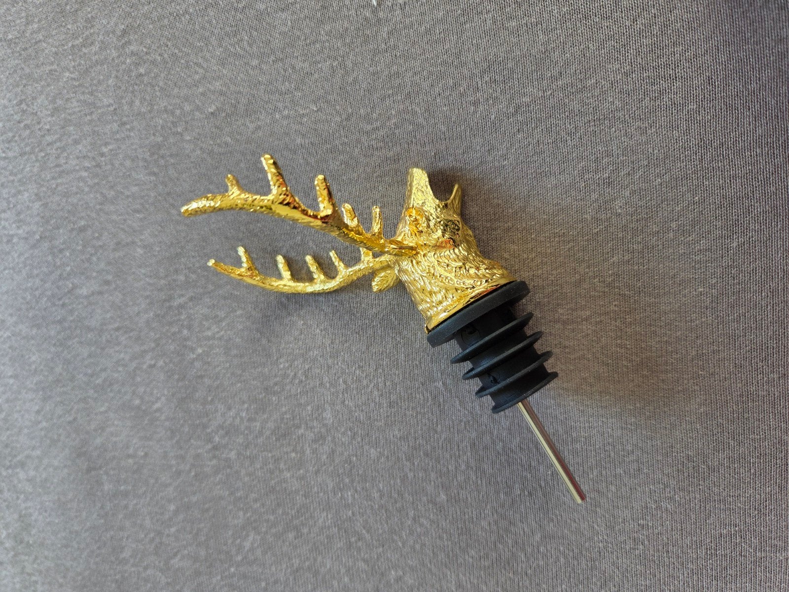 Flessenschenker Hert Goud - Nieuw in doos, Ophalen, Overige typen, Goud, Nieuw