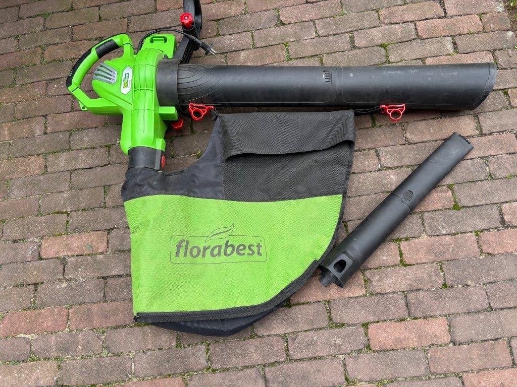 Florabest bladblazer en bladzuiger, Ophalen, Gebruikt, Elektrisch, Met versnipperfunctie