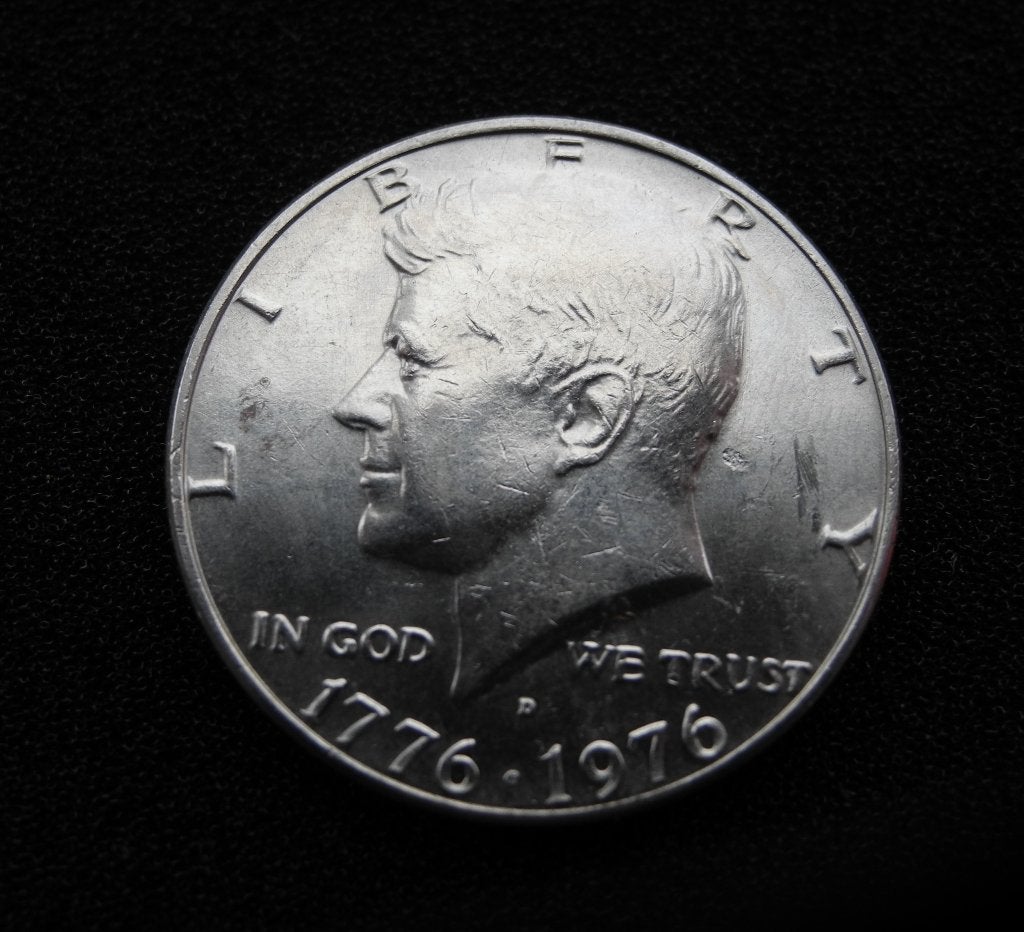 Kennedy Half Dollar Bicentennial 1776–1976 200 jr. onafhank, Ophalen of Verzenden, Noord-Amerika, Losse munt