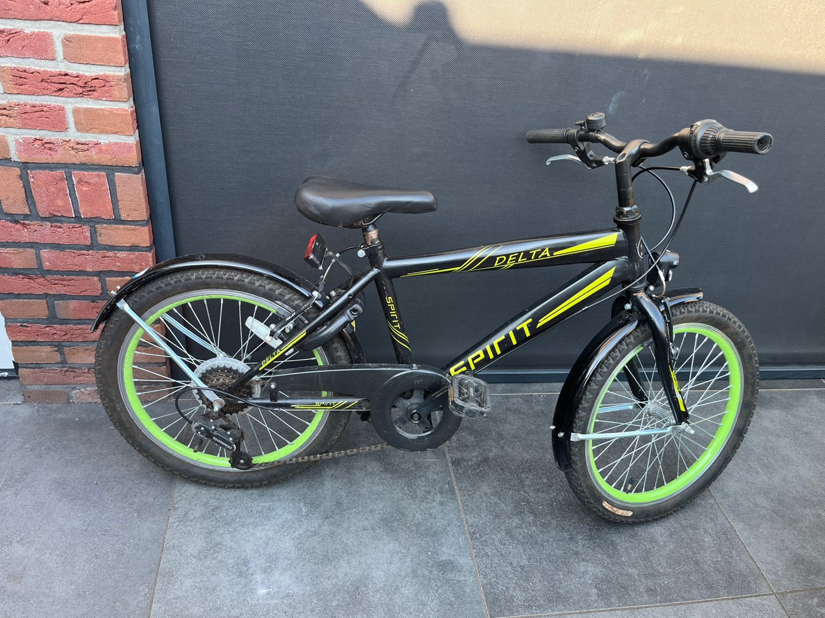 Stoere Jongens fiets 20”, Fietsen en Brommers, Fietsen | Crossfietsen en BMX, Ophalen, Staal, Velgrem, V-brakes