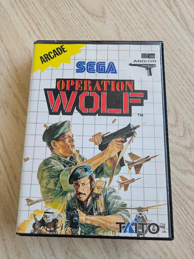 Operation Wolf - Sega Master System (CIB - Complete in Box), Gebruikt, 1 speler, Ophalen of Verzenden, Vanaf 3 jaar