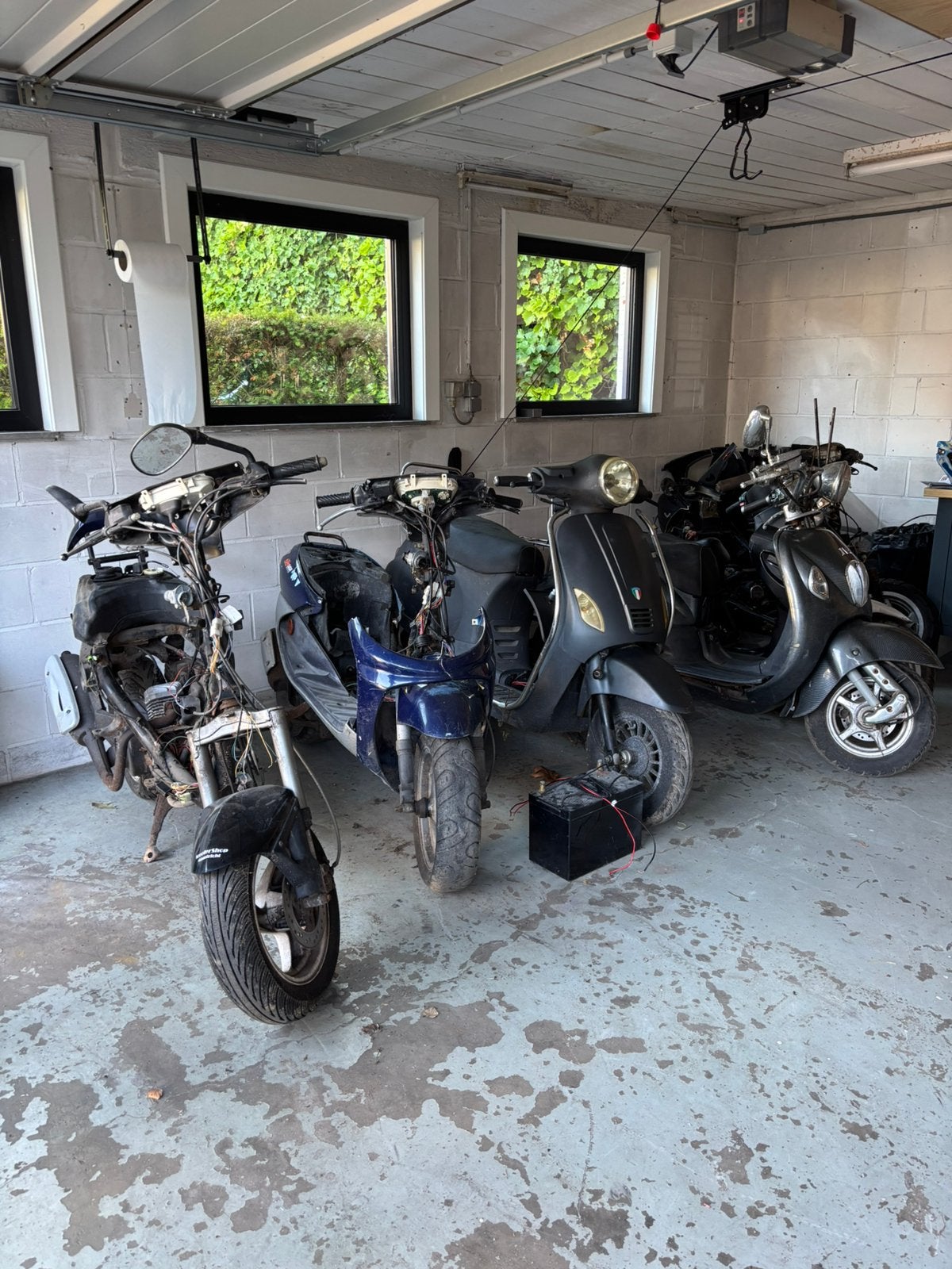 6 scooters, Fietsen en Brommers, Brommeronderdelen | Scooters, Gebruikt, Overige merken, Overige typen, Ophalen
