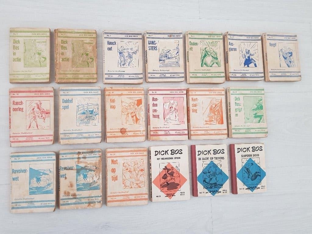 Dick Bos boekjes, Meerdere stripboeken, Ophalen of Verzenden, Gelezen, Alfred Mazure