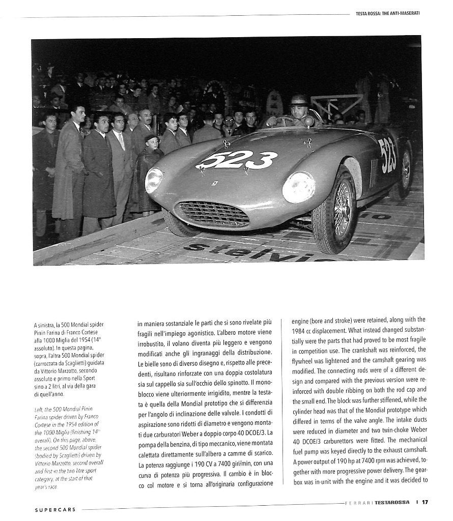 FERRARI TESTAROSSA, Verzenden, Nieuw, Ferrari, Gaetano Derosa