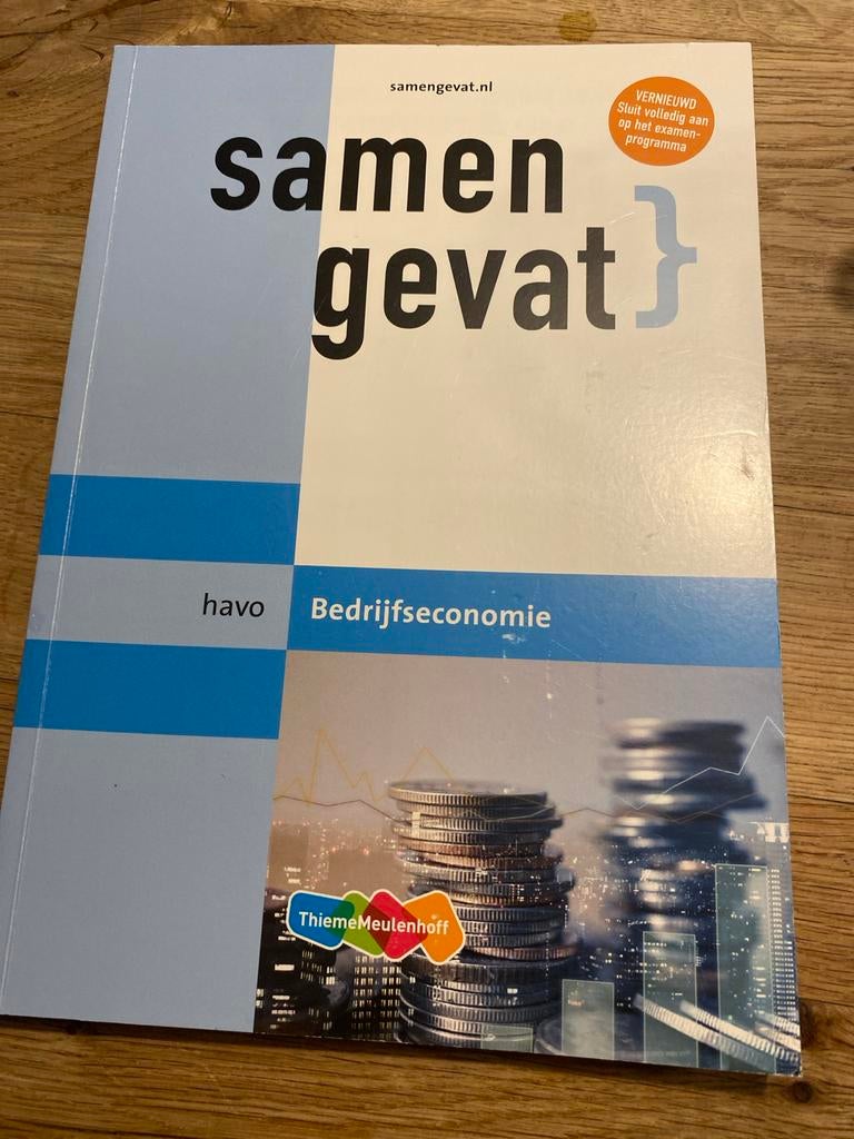 Samengevat havo Bedrijfseconomie, Ophalen of Verzenden, Gelezen, Economie en Marketing