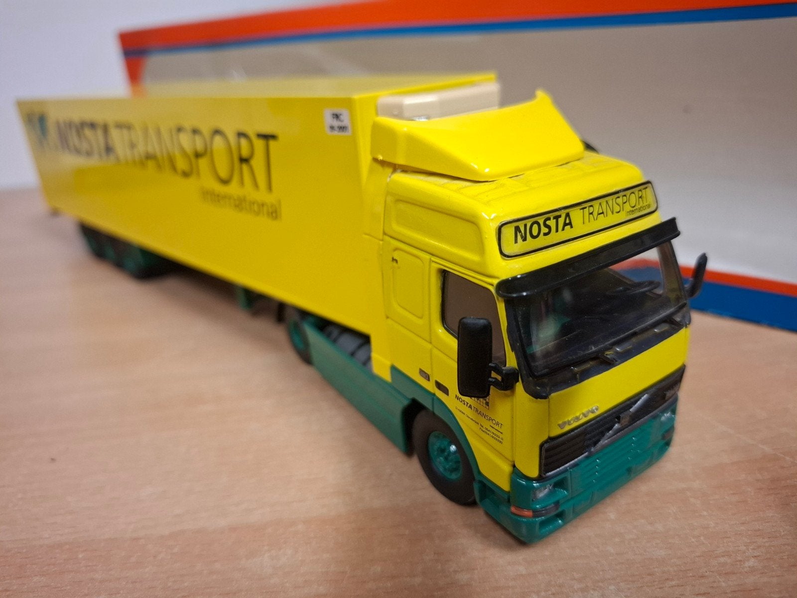 Volvo Fh Nostra Transport   Tekno 1:50, Ophalen of Verzenden, Zo goed als nieuw, Bus of Vrachtwagen, Tekno