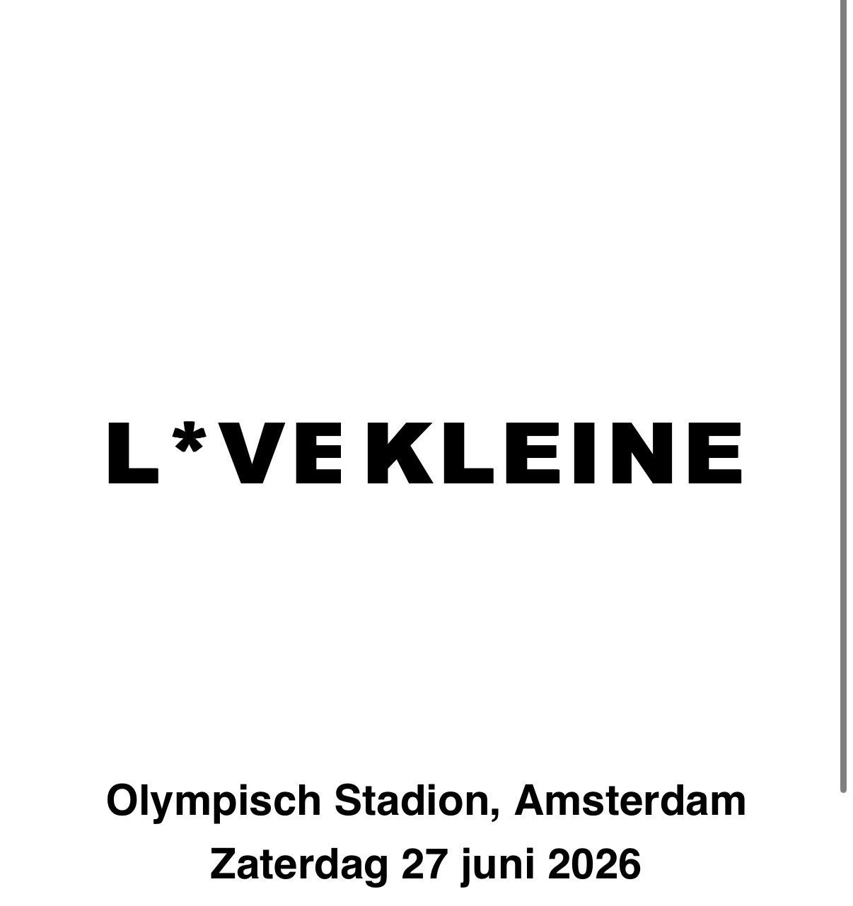 3x lil kleine golden circle tickets, Drie personen of meer, Juni
