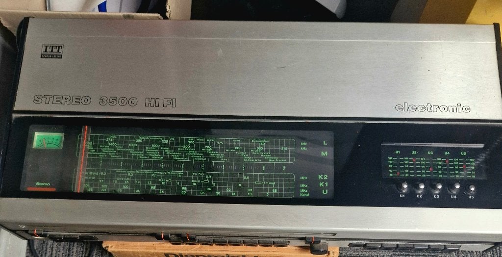 ITT Stereo 3500 Hifi Set met Cassettedeck en Platenspeler, Gebruikt, Losse componenten, Cassettedeck, Ophalen