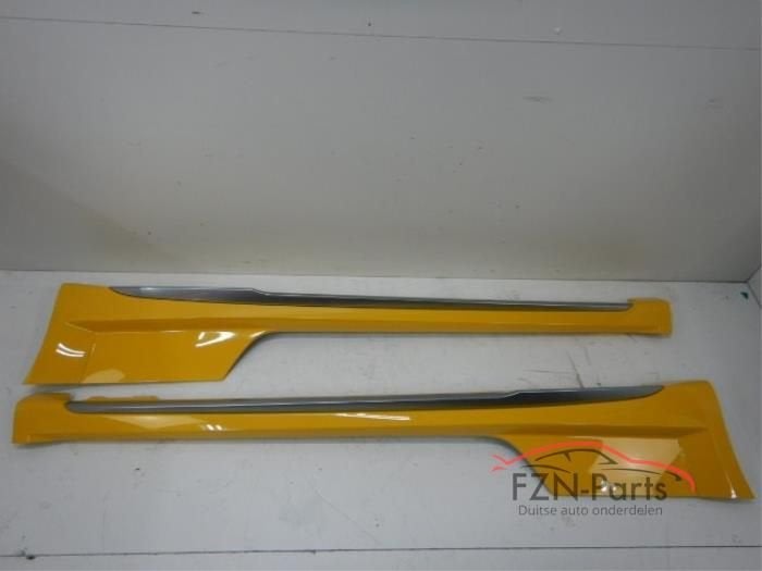 Audi TT 8S S-Line Side Skirt Sideskirt L+R LZ1A, Ophalen of Verzenden, Gebruikt