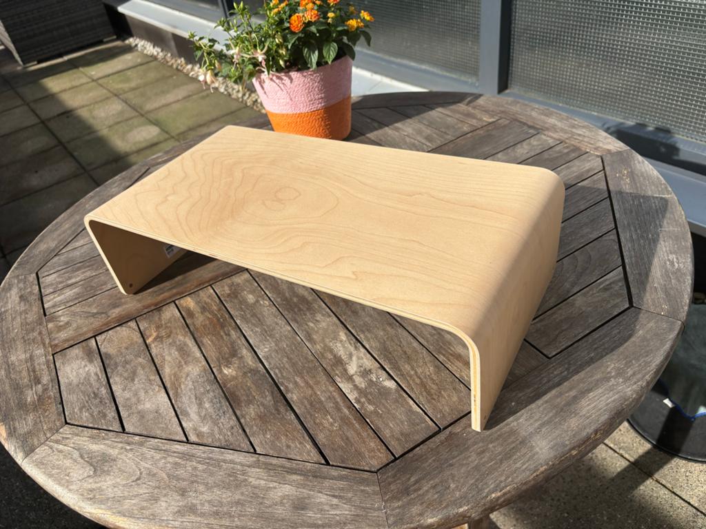 IKEA Vattenkar monitor/laptopstandaard - Hout, Ophalen of Verzenden, Nieuw