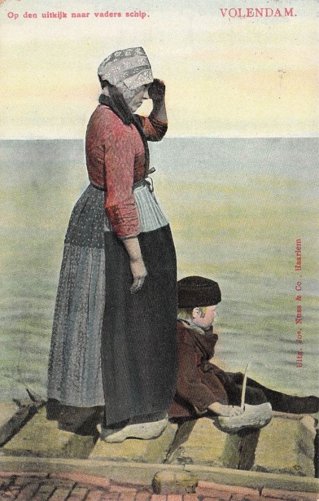702-437-041 Op Den Uitkijk Naar Vaders Schip Volendam, Verzenden, Voor 1920, Noord-Holland