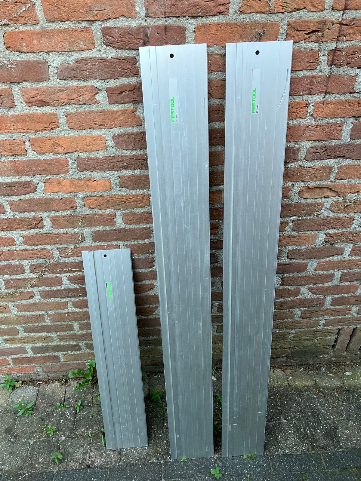 Festool geleiderails: 2x FS1400, 1x FS800, Ophalen, Gebruikt, Overige typen