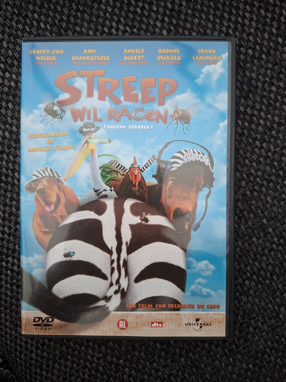 Streept Wil Racen - DVD (Nederlandse en Engelse versie), Alle leeftijden, Nederlands, Ophalen of Verzenden, Zo goed als nieuw