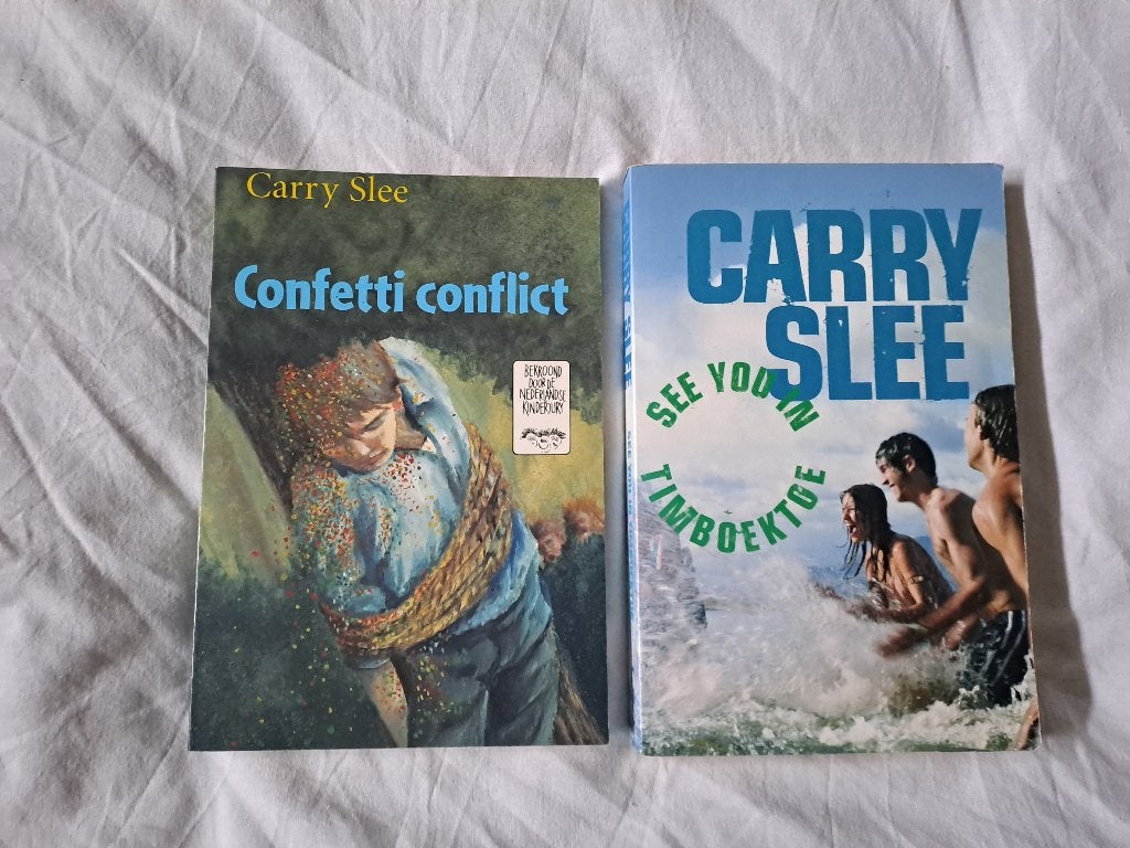 2 boeken van carry slee, Ophalen of Verzenden, Gelezen, Carry Slee