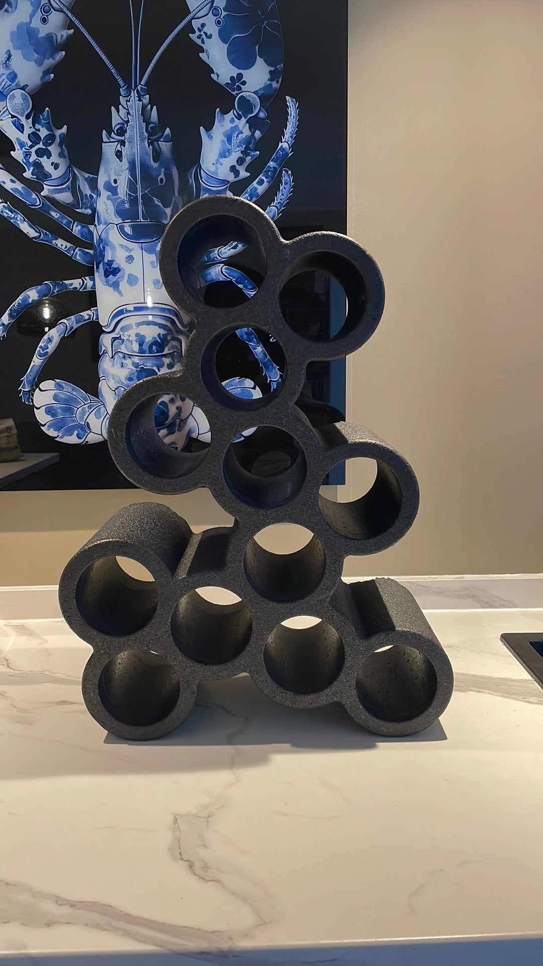 Bronwasser Design Grape Wijnrek - Achterkant Beschadigd, Ophalen, Gebruikt, Kunststof, 5 tot 15 flessen