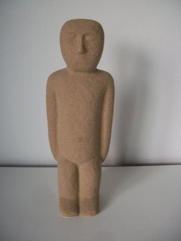 Inca decoratief Stenen Beeld - Beige - 23 cm hoog - Nieuw, Ophalen of Verzenden, Nieuw, Mens