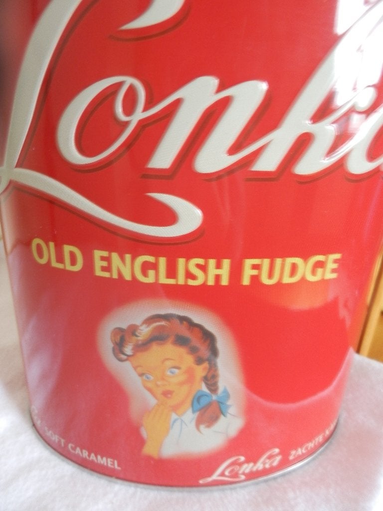 Blik Lonka old English fudge, Verzamelen, Blikken, Ophalen of Verzenden, Zo goed als nieuw, Overige
