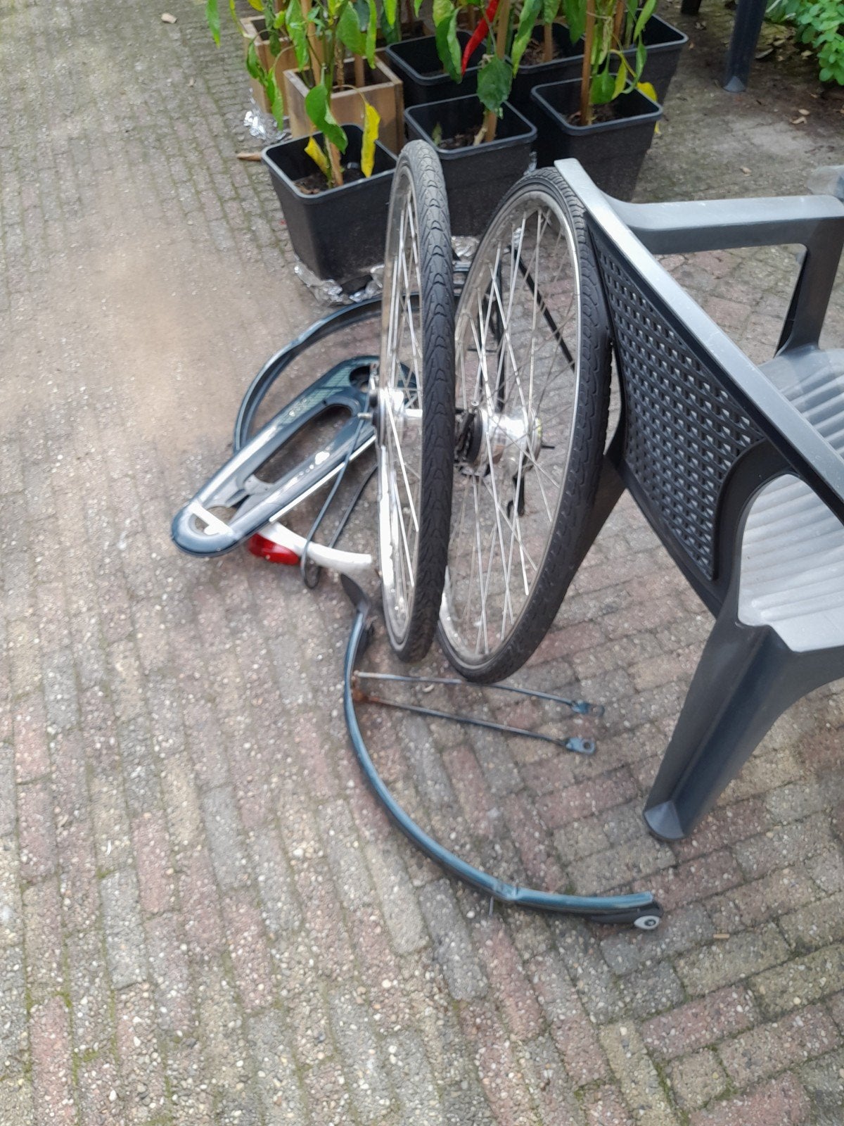 fiets  gazelle  onder delen, Ophalen, Gebruikt